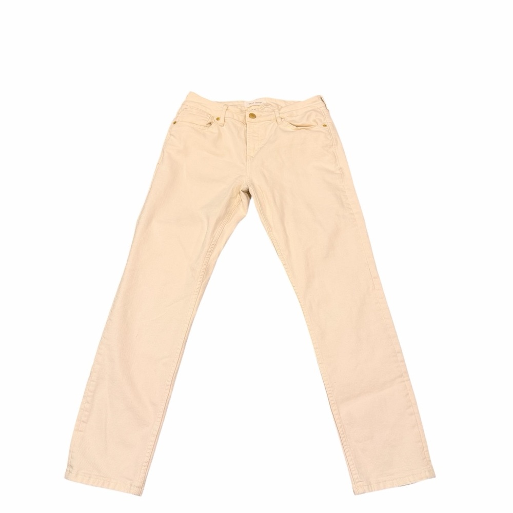 Dear John Off-White Denim Pants Blaire Straight ankle pants